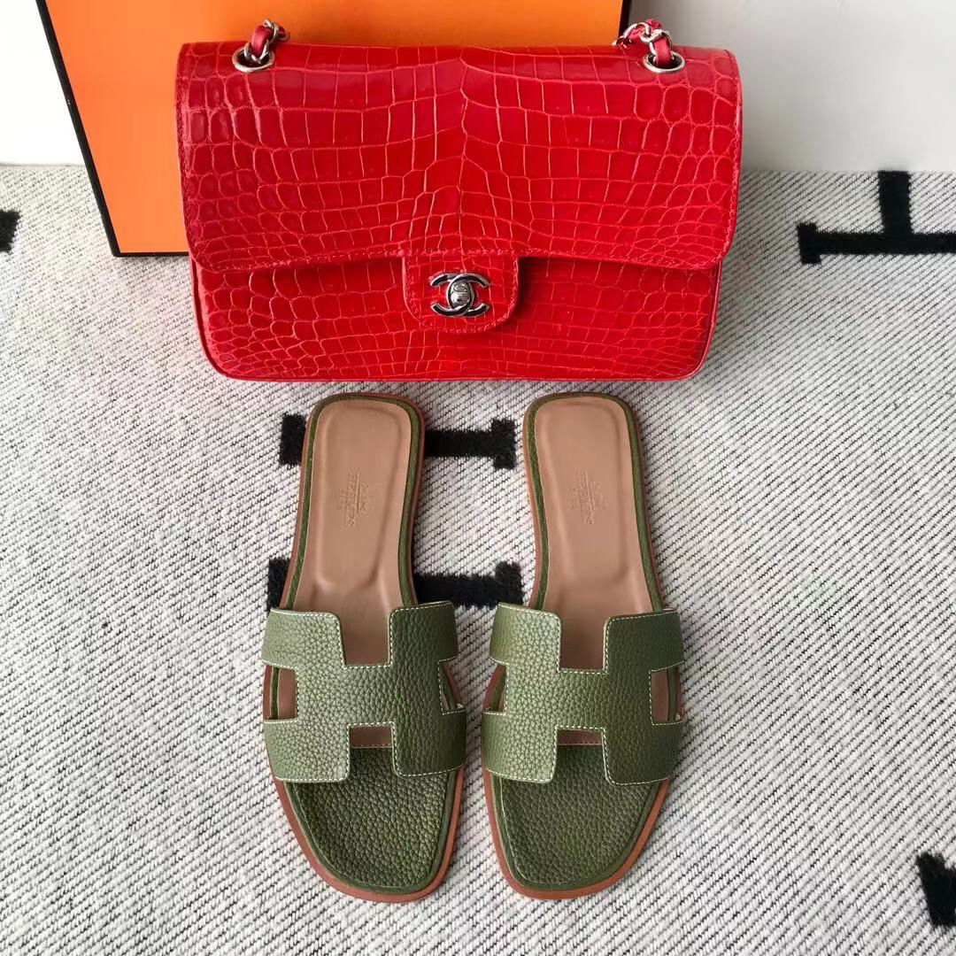 에르메스 올수공 오란 슬리퍼 샌들 토고 14